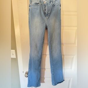 FRAME Le Super High Mini Boot Cut Jeans